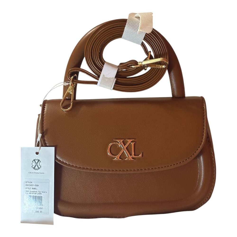 CXL by Christian Lacroix Brown Crossbody Handbag with Top Handle